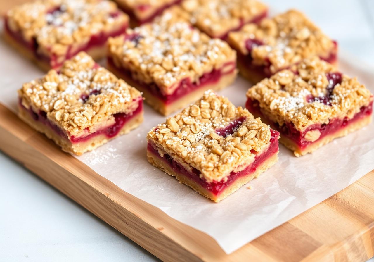 Almond Flour Raspberry Crumble Bars